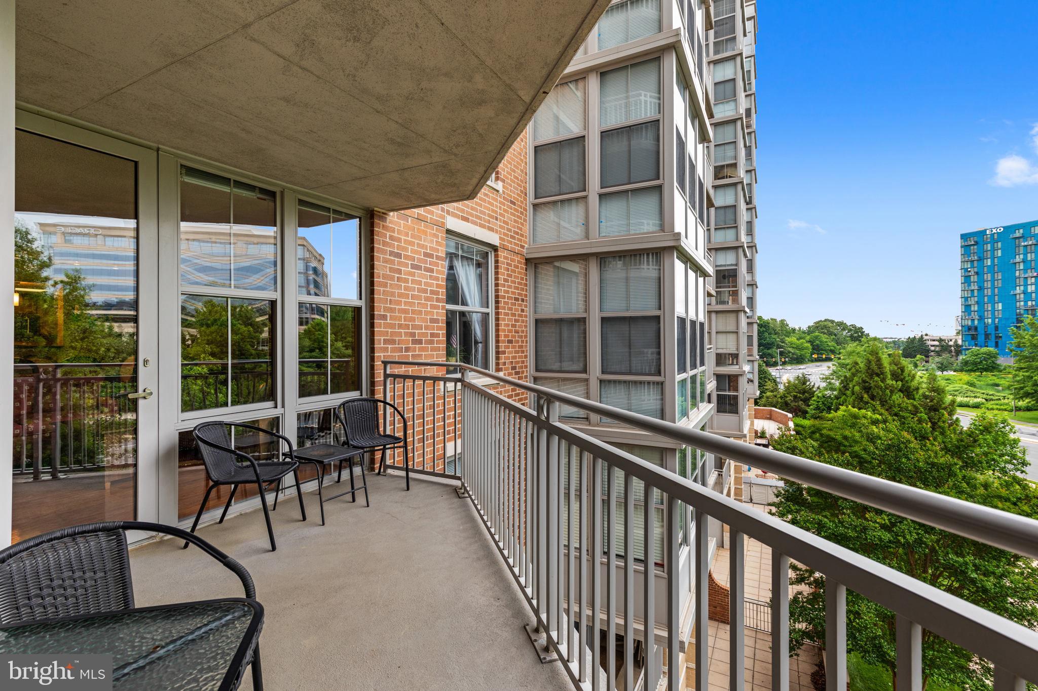 11800 Sunset Hills Road, Unit 415 Reston, VA 20190 - Photo 16 of 51 Private Balcony with panoramic views