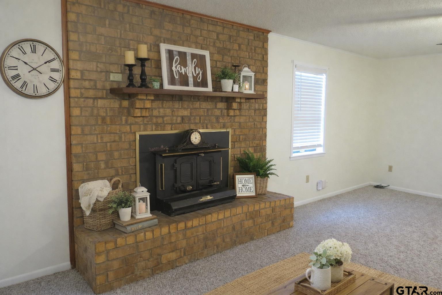 543 County Road 2940 Alba, TX 75410 - Photo 10 of 16 Wood Burning fireplace with insert.