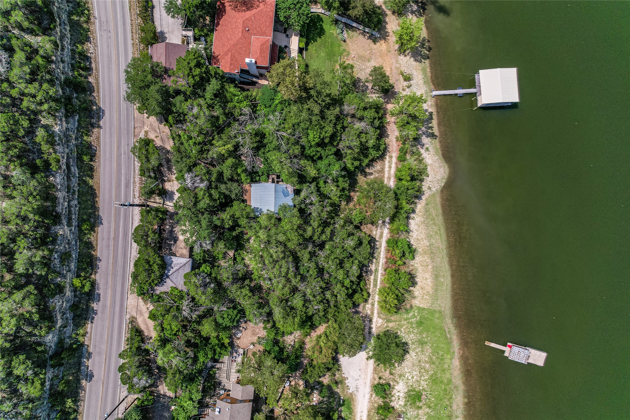 13527 Bullick Hollow Road Austin, TX 78726 - Photo 3 of 11 an aerial view of a house with a yard