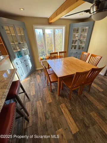 a living room with a fireplace