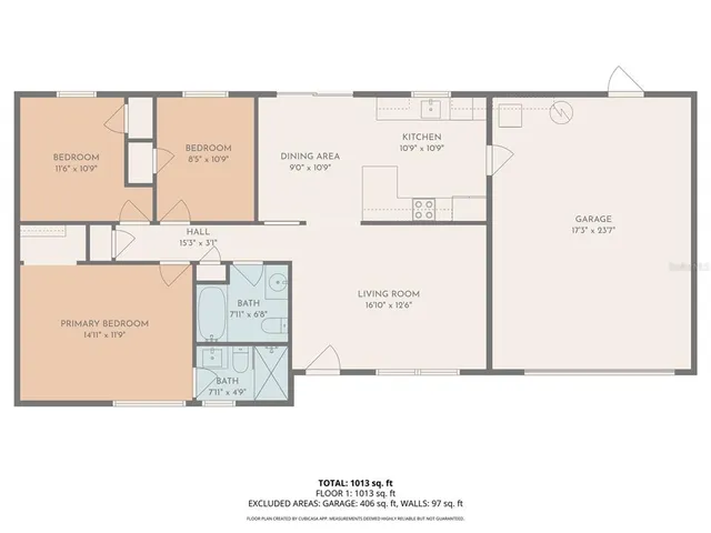 $349,500 | 1404 Shadow Creek Place, Brandon, FL 33510