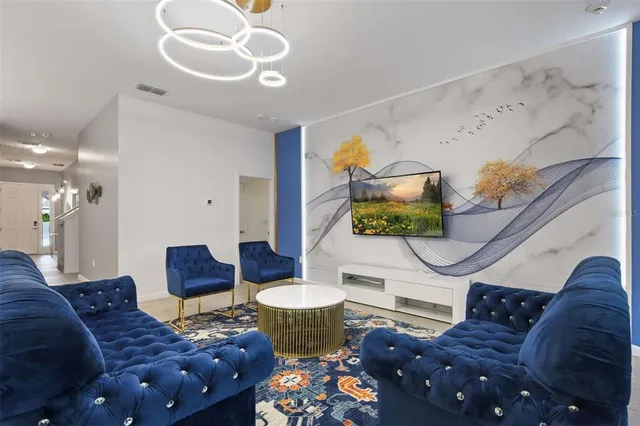 a view of a livingroom with a fireplace