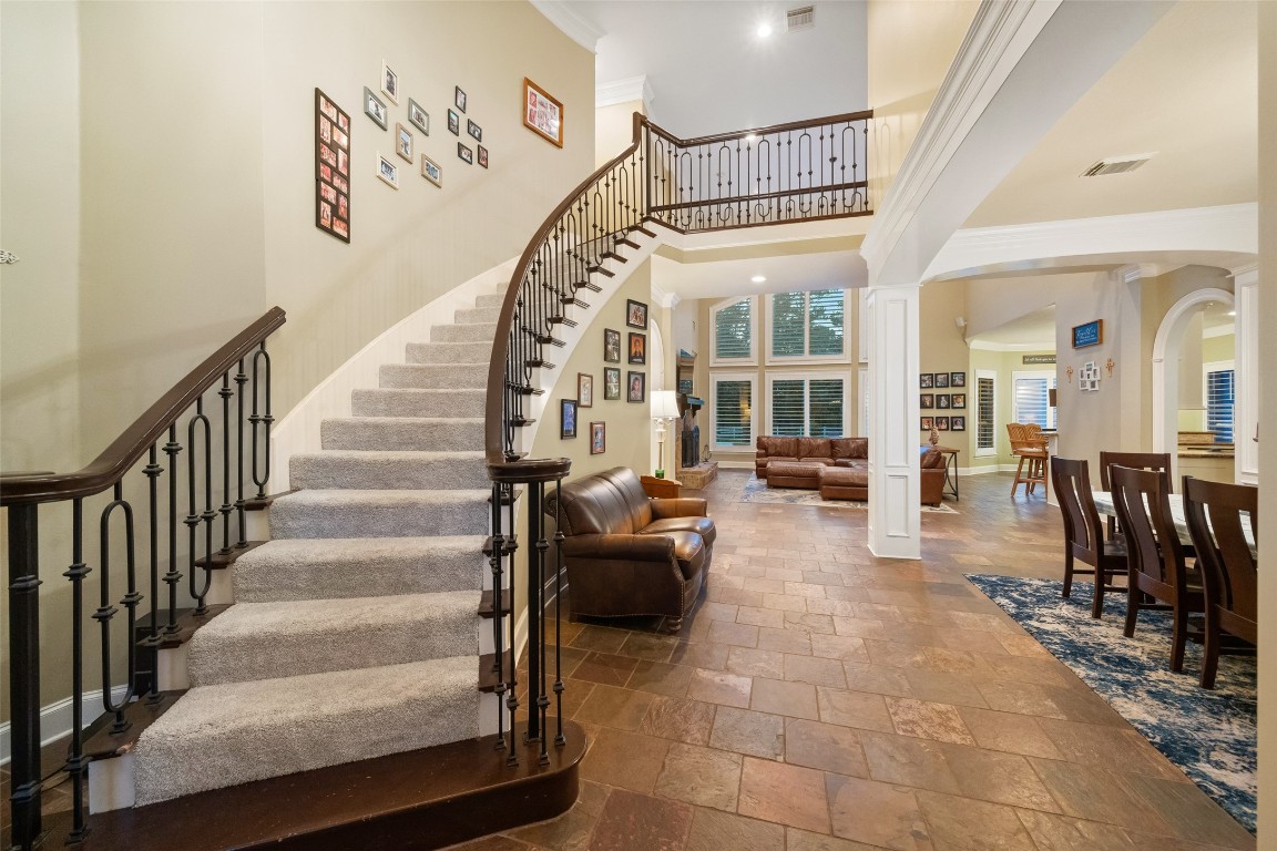13222 Stonecrest Lane Conroe, TX 77302 - Photo 4 of 44 Beautiful staircase and foyer