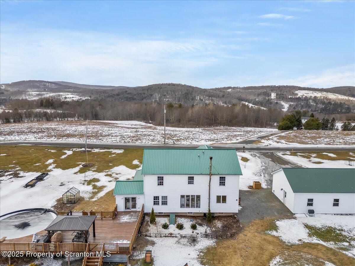 162 Churchill Lake Road Thompson, PA 18465 - Photo 4 of 76 Arial Back