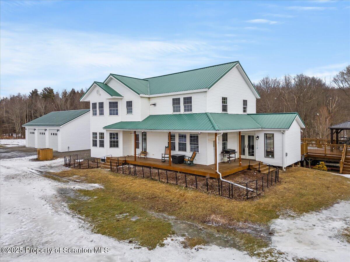 162 Churchill Lake Road Thompson, PA 18465 - Photo 66 of 76 Arial Front
