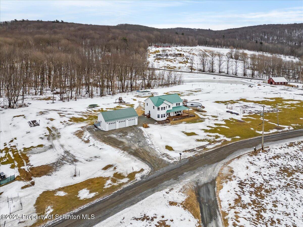 162 Churchill Lake Road Thompson, PA 18465 - Photo 7 of 76 Arial Front
