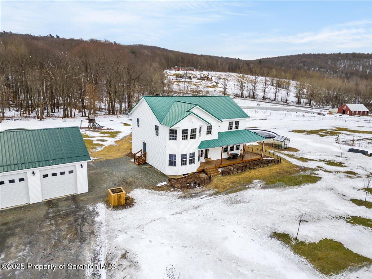 162 Churchill Lake Road Thompson, PA 18465 - Photo 72 of 76 Arial