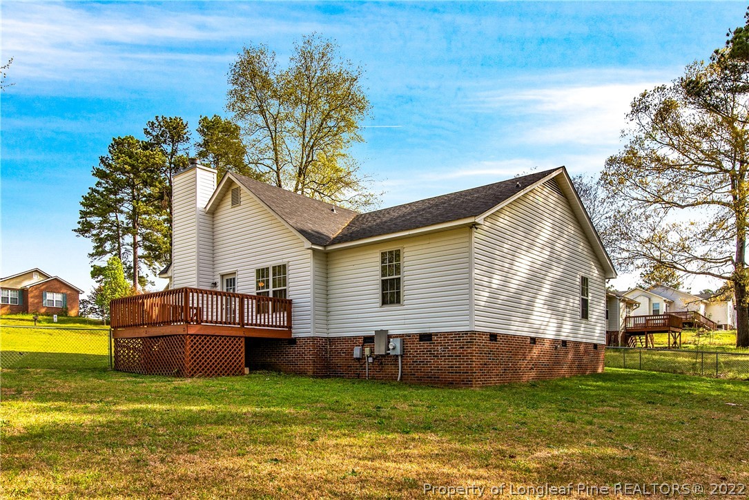205 Rye Lane Raeford, NC 28376 - Photo 36 of 38 a view of a house with a yard