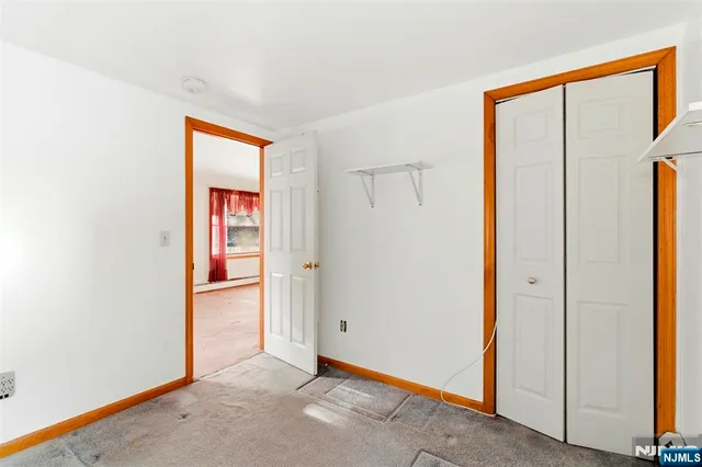 a view of an front door