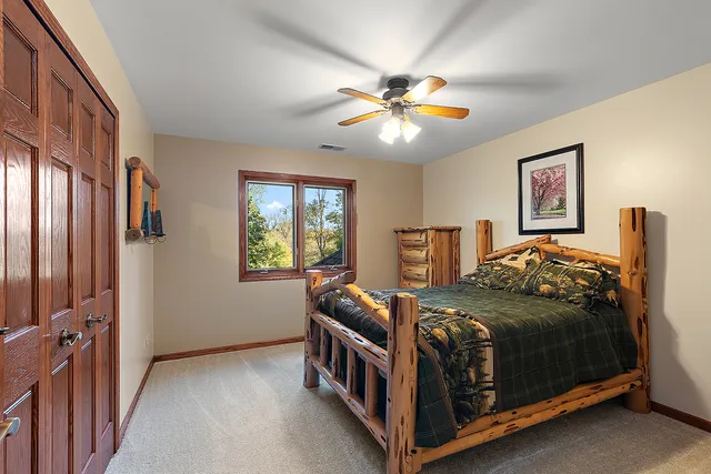 a living room with furniture and window