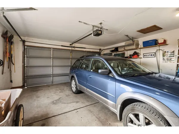 a view of car garage