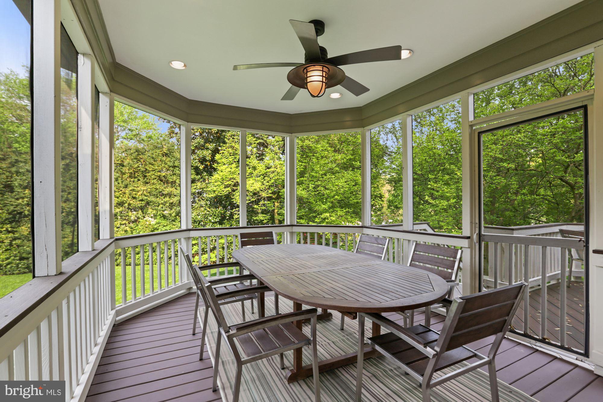1035 Riva Ridge Drive Great Falls, VA 22066 - Photo 33 of 38 Screened-In Porch