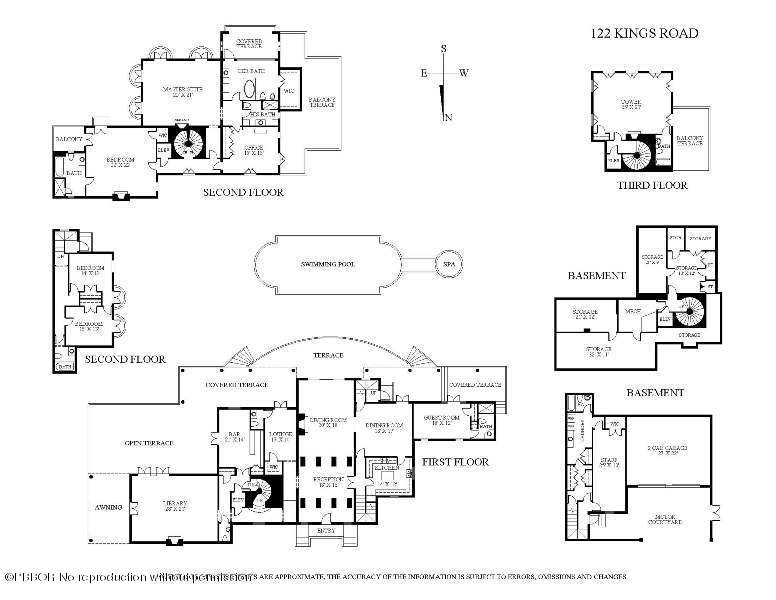122 Kings Road Palm Beach, FL 33480 - Photo 25 of 25 Floor Plan