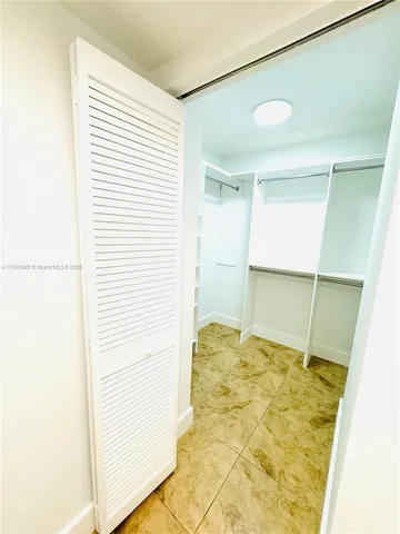 a view of walk in closet