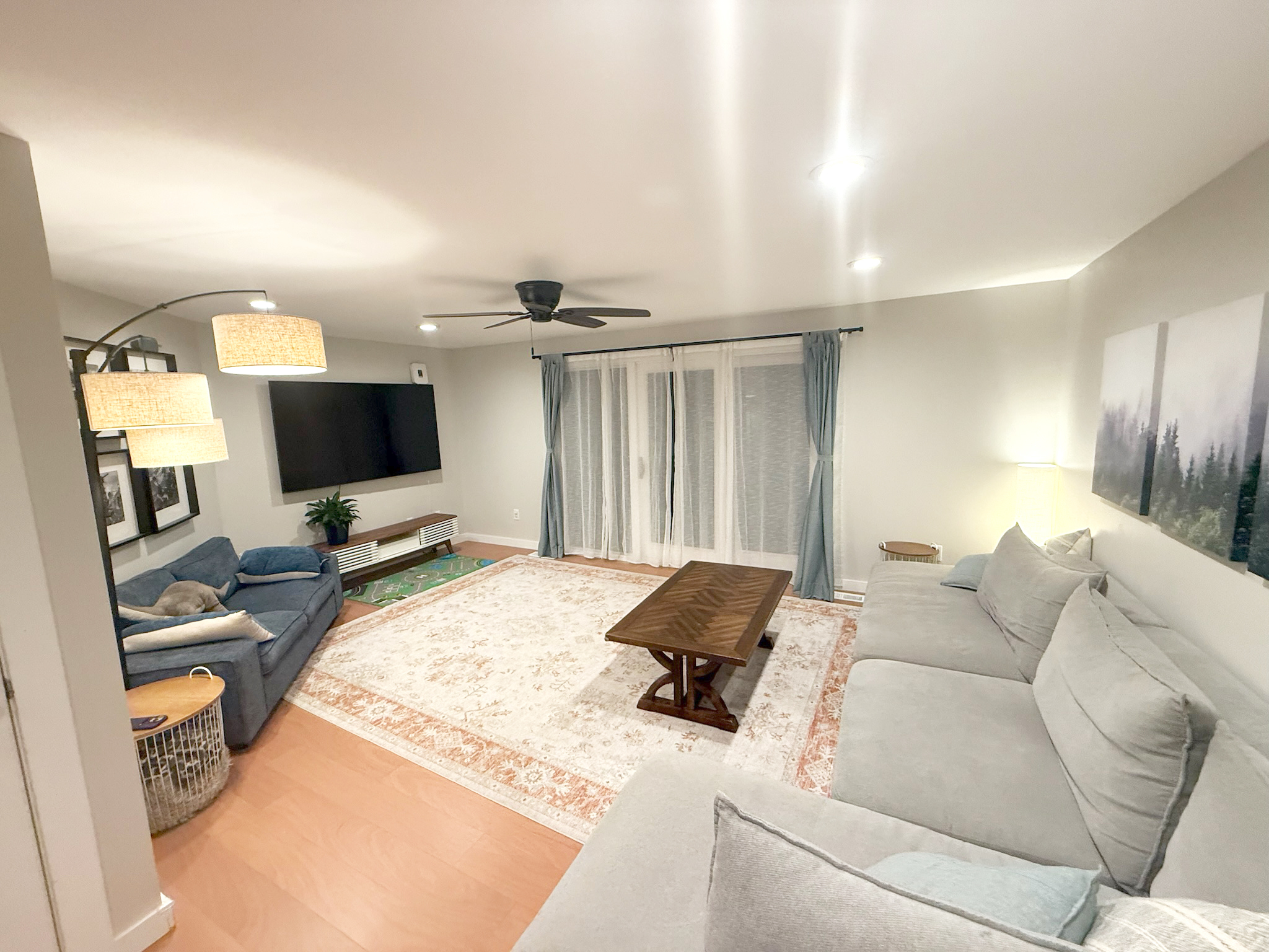 45 Mattabasset Drive, Unit 45 Meriden, CT 06450 - Photo 14 of 40 a living room with furniture and a flat screen tv