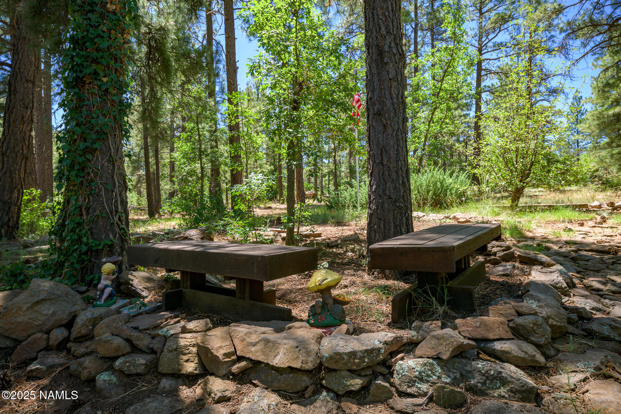 4680 Mormon Lake Road Mormon Lake, AZ 86038 - Photo 26 of 34 a garden view with a seating space