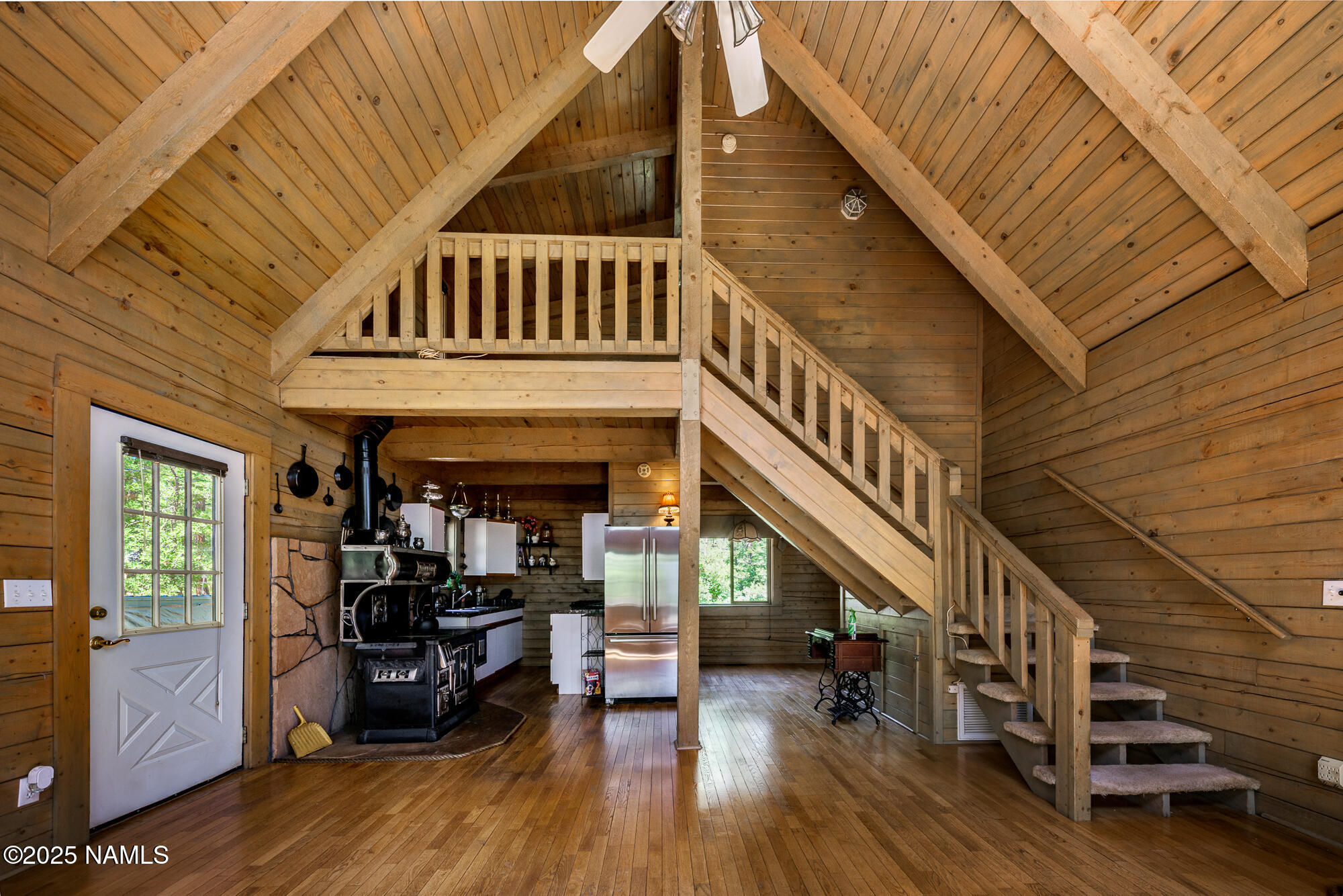 4680 Mormon Lake Road Mormon Lake, AZ 86038 - Photo 8 of 34 a view of entryway livingroom and hall with wooden floor