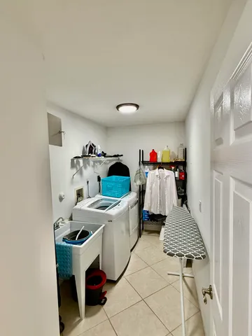 a room that has a couch and a table in it