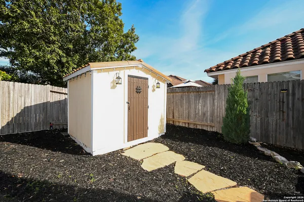 a view of a small house