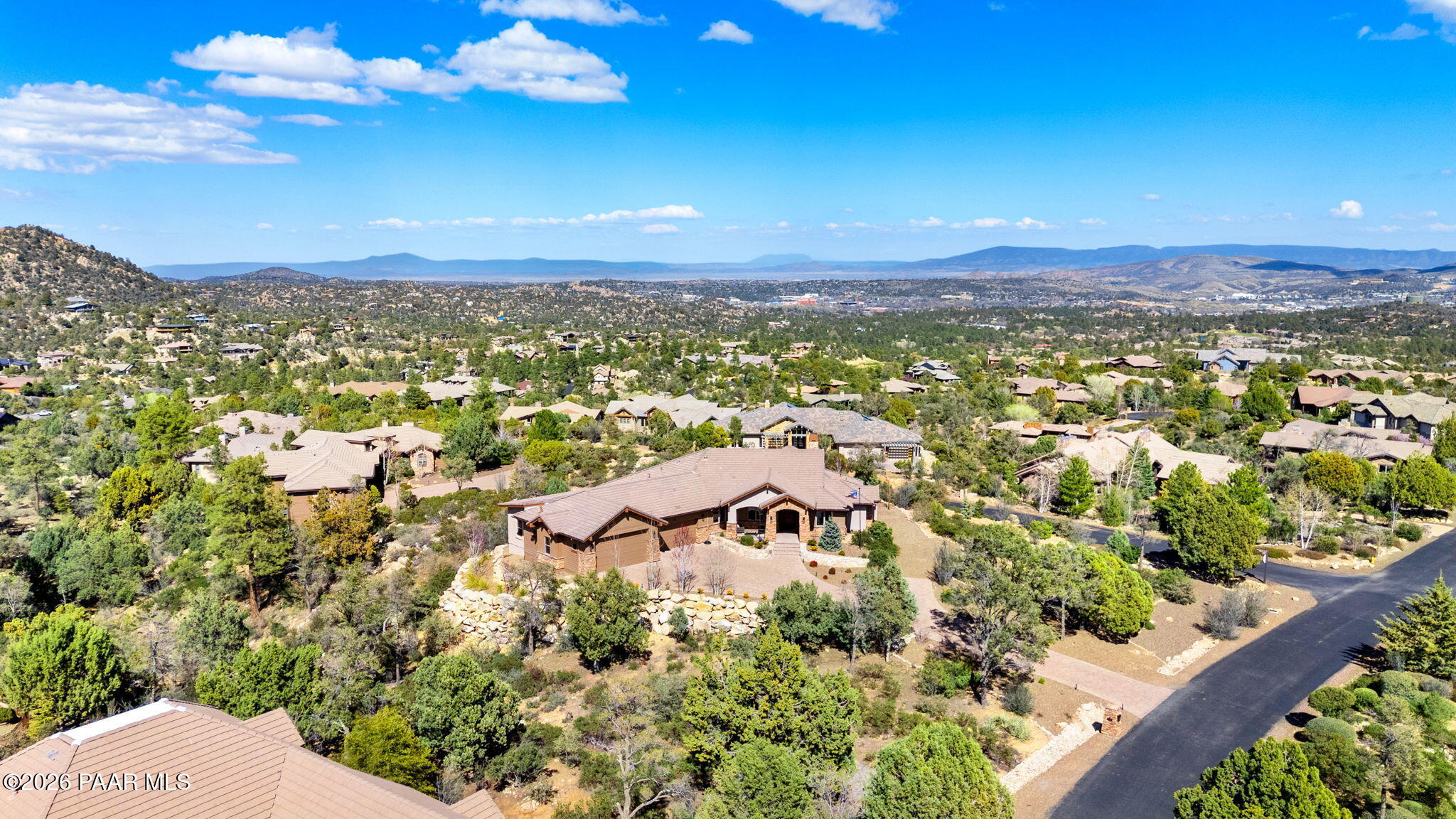 2140 Forest Mountain Road Prescott, AZ 86303 - Photo 53 of 56 a view of a city with sunset view