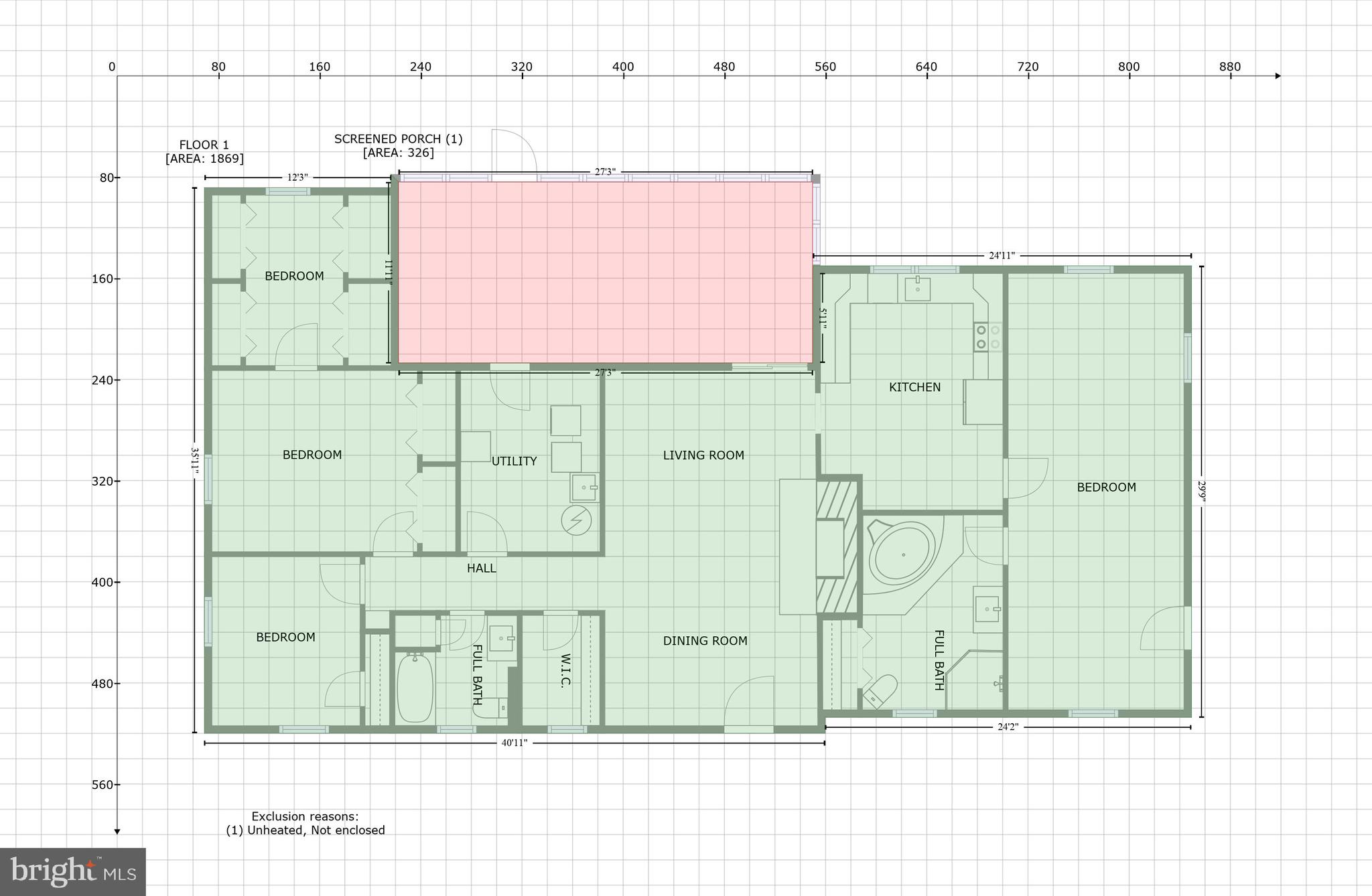 6000 Accokeek Road Brandywine, MD 20613 - Photo 31 of 31 GLA floor plan