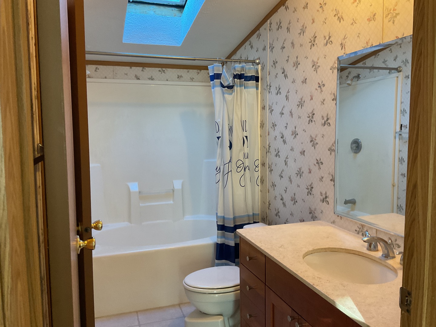 281 Misty Ridge Lakemoor, IL 60051 - Photo 9 of 16 a bathroom with a granite countertop toilet sink and shower