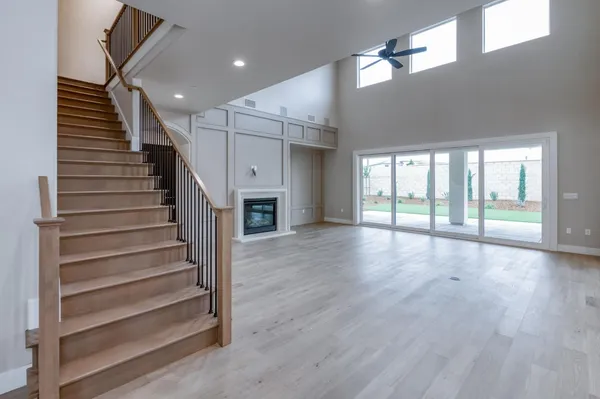 a view of livingroom with fireplace