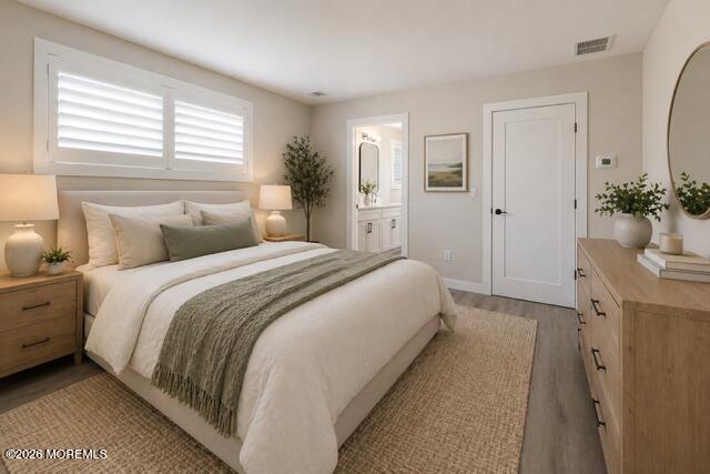 333 1st Street, Unit 8 Keyport, NJ 07735 - Photo 16 of 35 Primary BR-furniture digitally enhanced