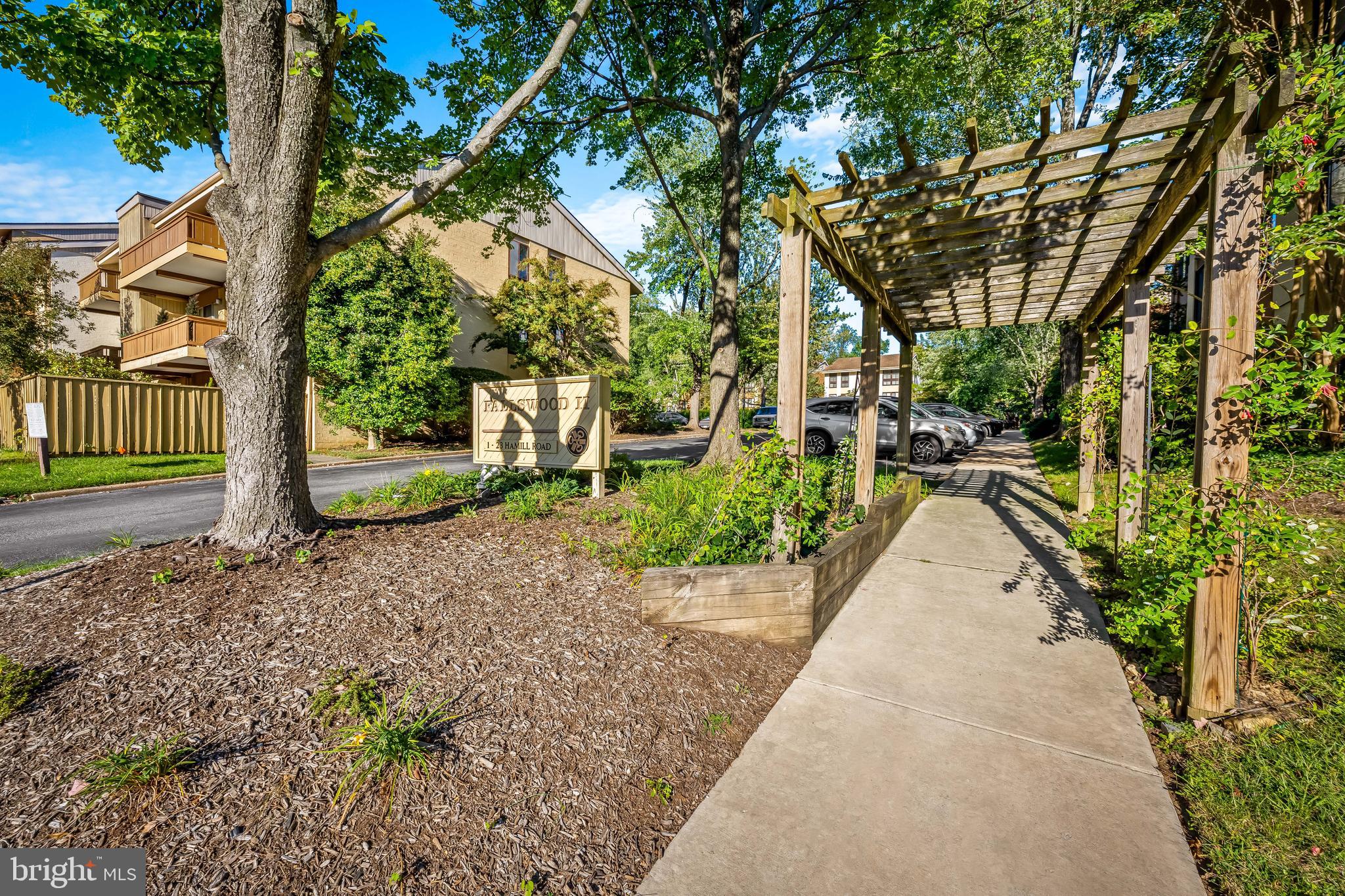 17 Hamill Road, Unit F Baltimore, MD 21210 - Photo 32 of 47 a view of a garden with pathway