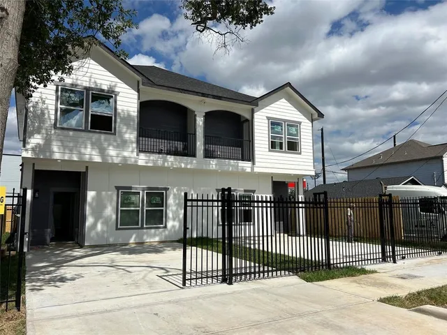 a view of a house with a balcony