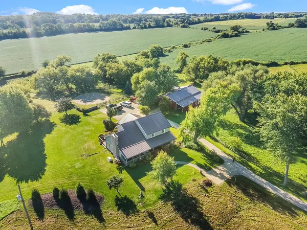 a view of a lake with a mountain
