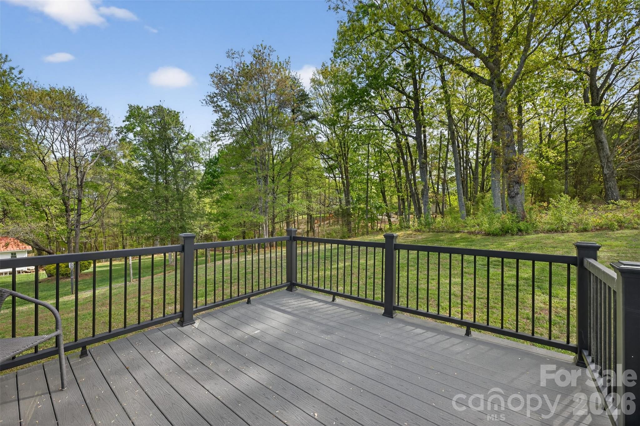 4352 Anderson Mountain Road Maiden, NC 28650 - Photo 23 of 42 a view of a balcony with wooden floor