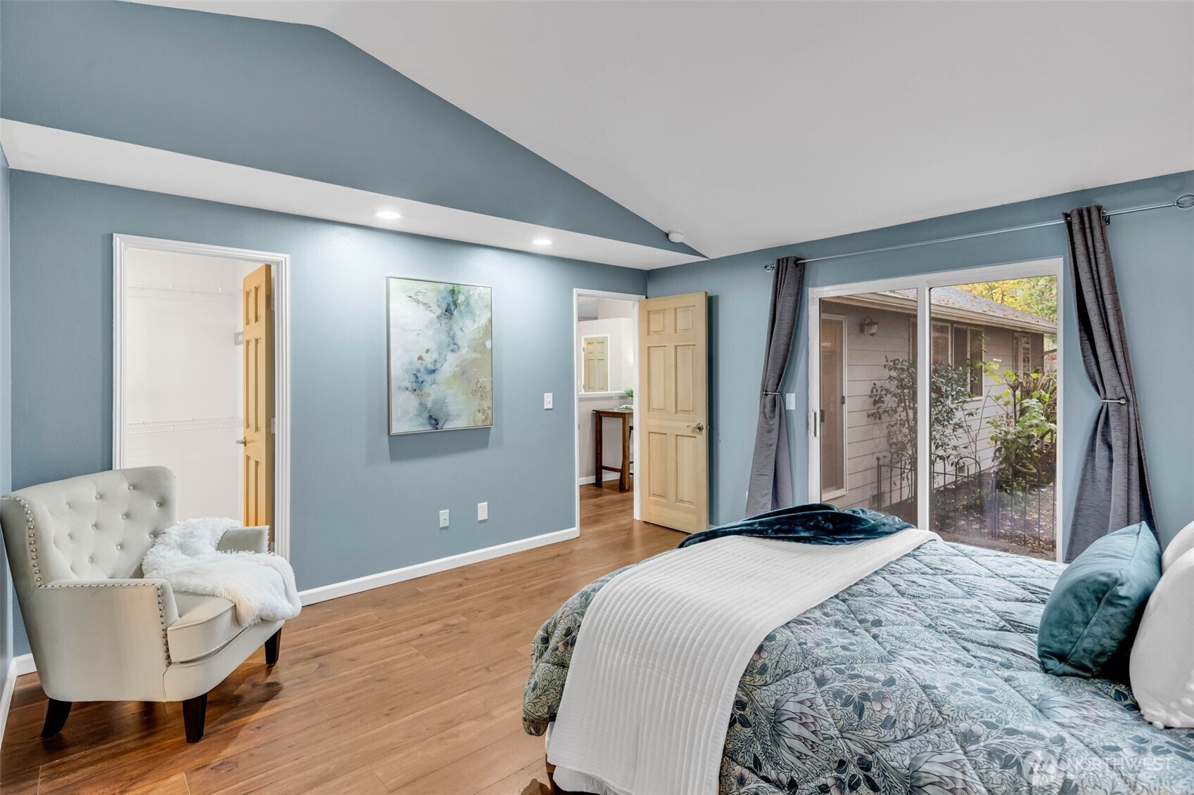 3212 200th Place Southeast Bothell, WA 98012 - Photo 22 of 40 a bedroom with a bed and couch