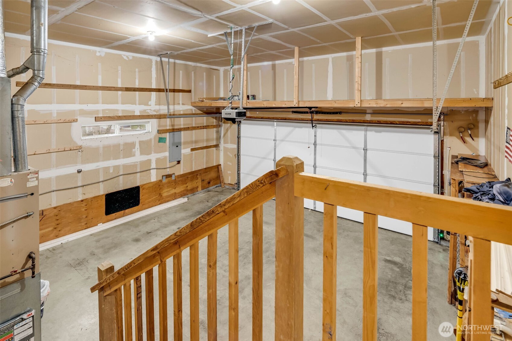 3212 200th Place Southeast Bothell, WA 98012 - Photo 34 of 40 a view of a garage with wooden stairs
