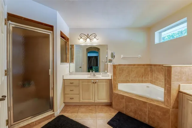 a workspace with furniture and window