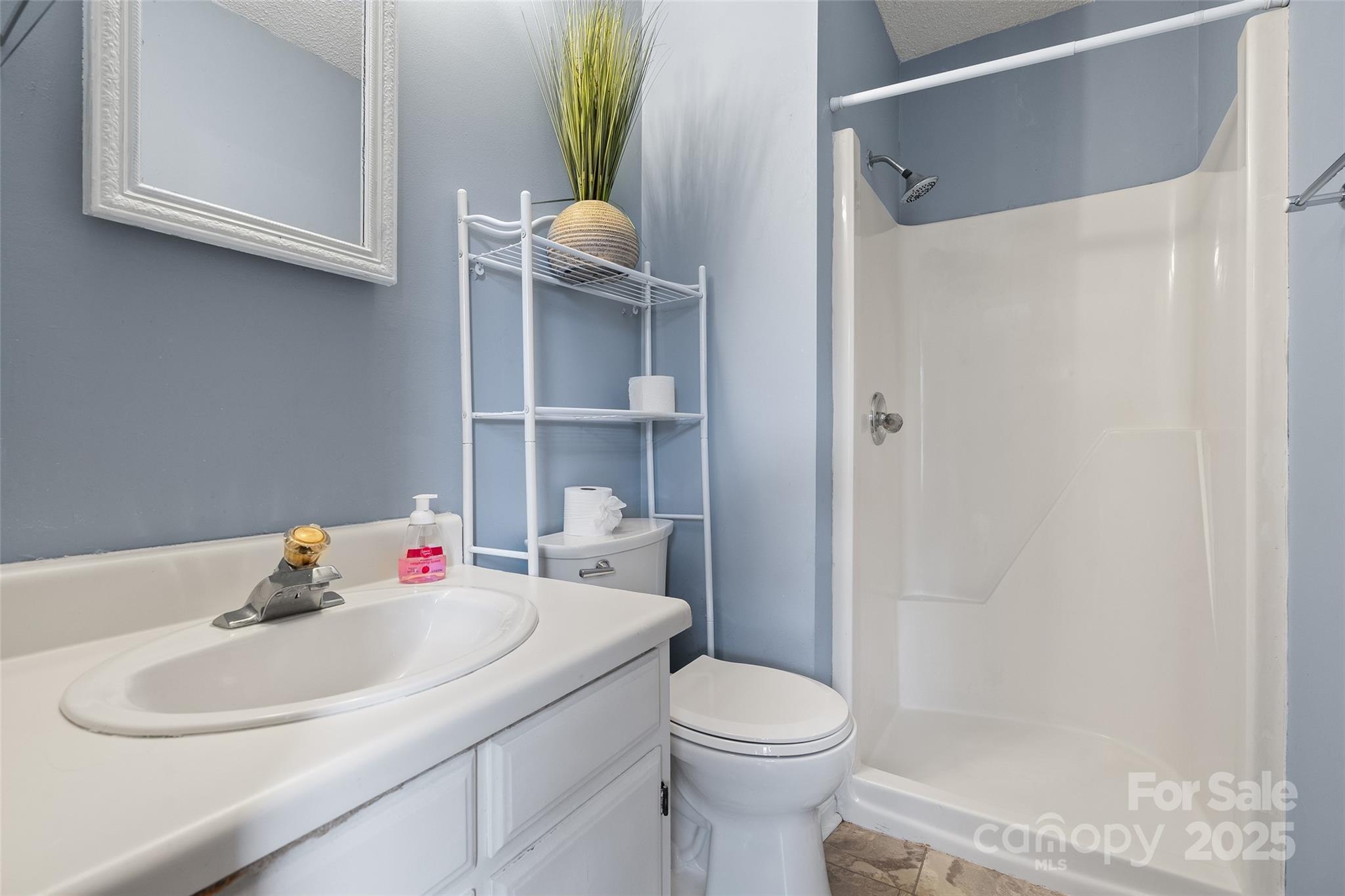 67 Overlook Road Asheville, NC 28803 - Photo 14 of 25 a bathroom with a sink and a mirror