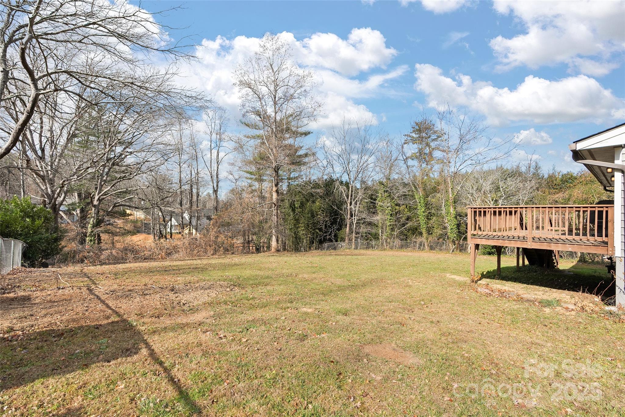 67 Overlook Road Asheville, NC 28803 - Photo 24 of 25 a view of a yard with wooden fence
