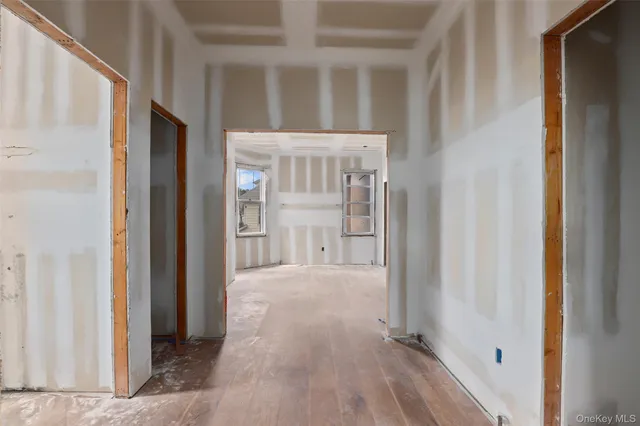 a view of an front door