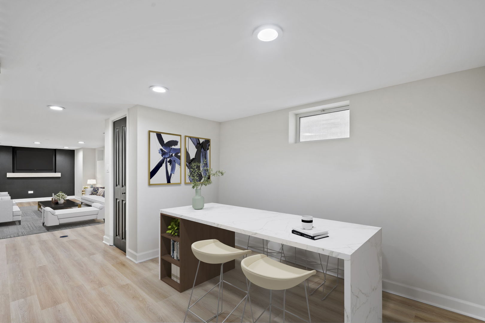 6444 28th Place Berwyn, IL 60402 - Photo 13 of 24 a living room with furniture and wooden floor