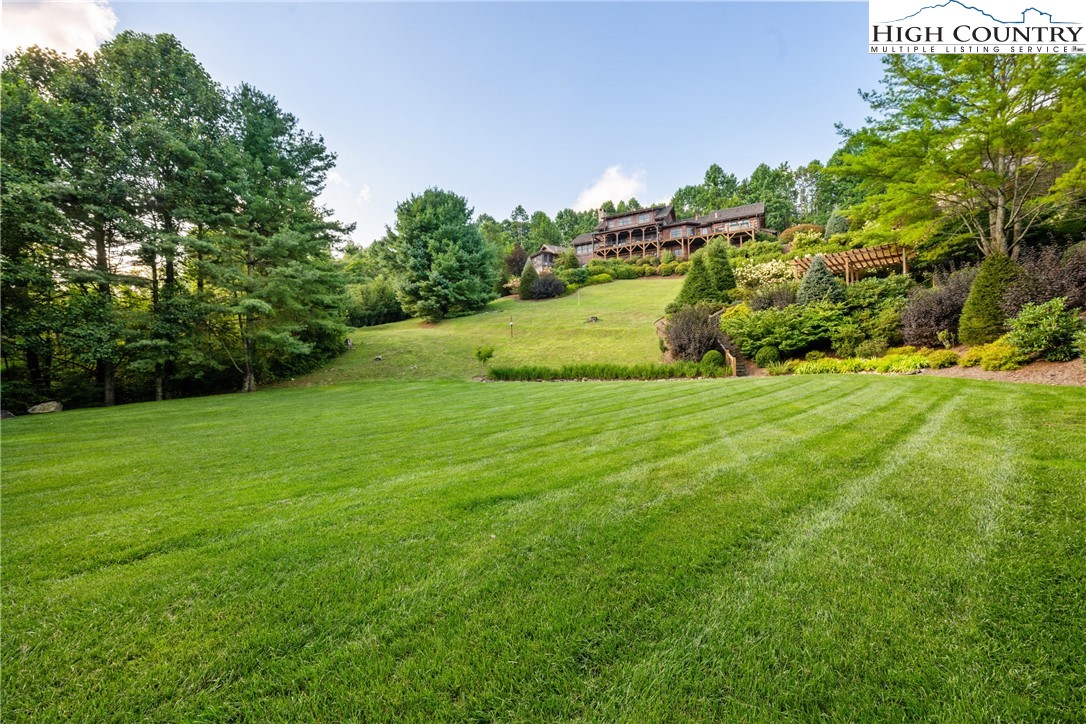 333 Windy Ridge Road Vilas, NC 28692 - Photo 42 of 46 a view of a grassy field with trees