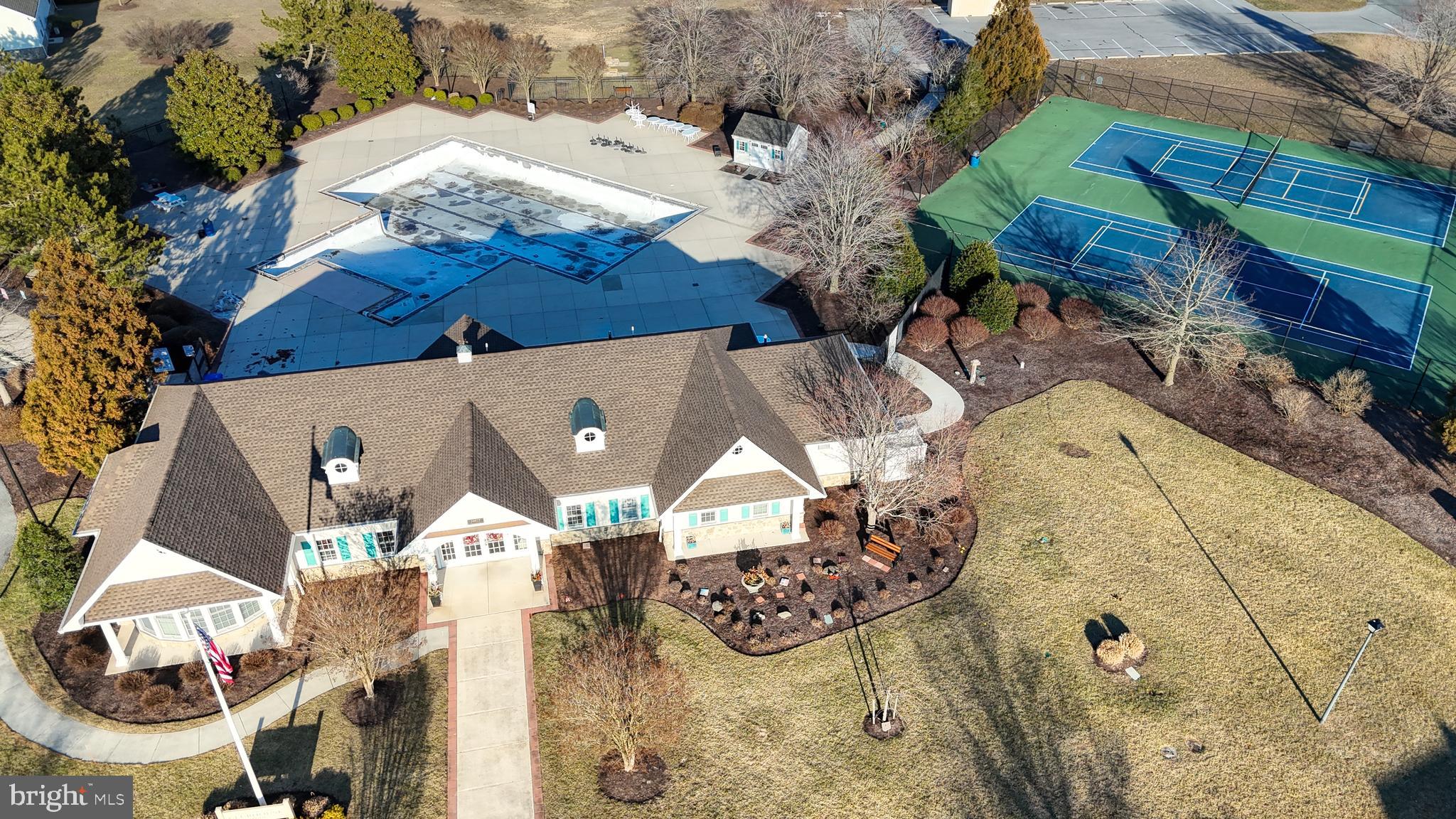24875 Rivers Edge Road Millsboro, DE 19966 - Photo 41 of 48 an aerial view of a house with swimming pool