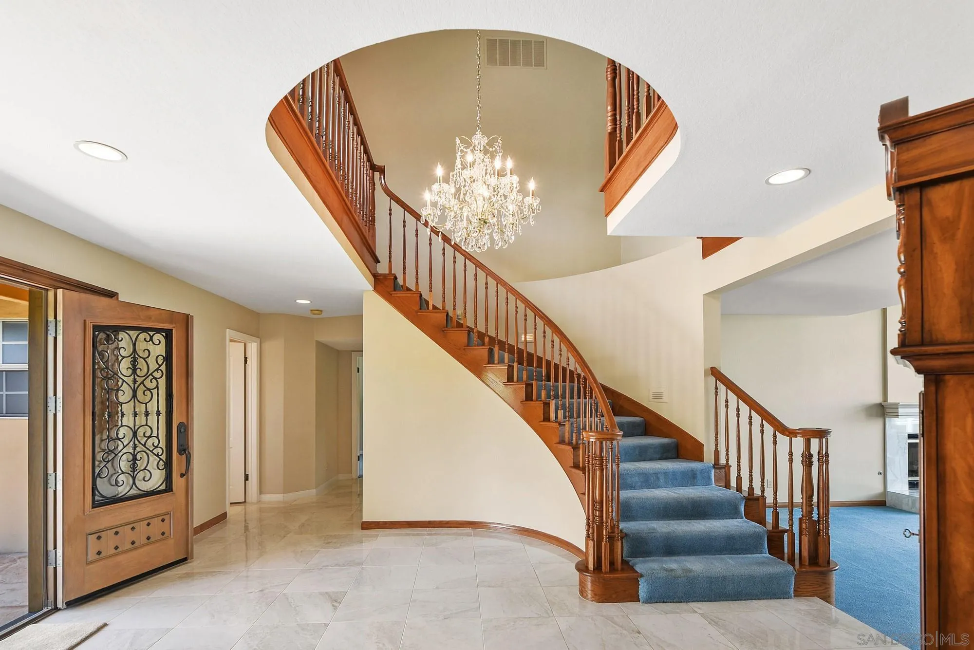 13000 Lomas Verdes Drive Poway, CA 92064 - Photo 5 of 58 a view of entryway and hall with a front door