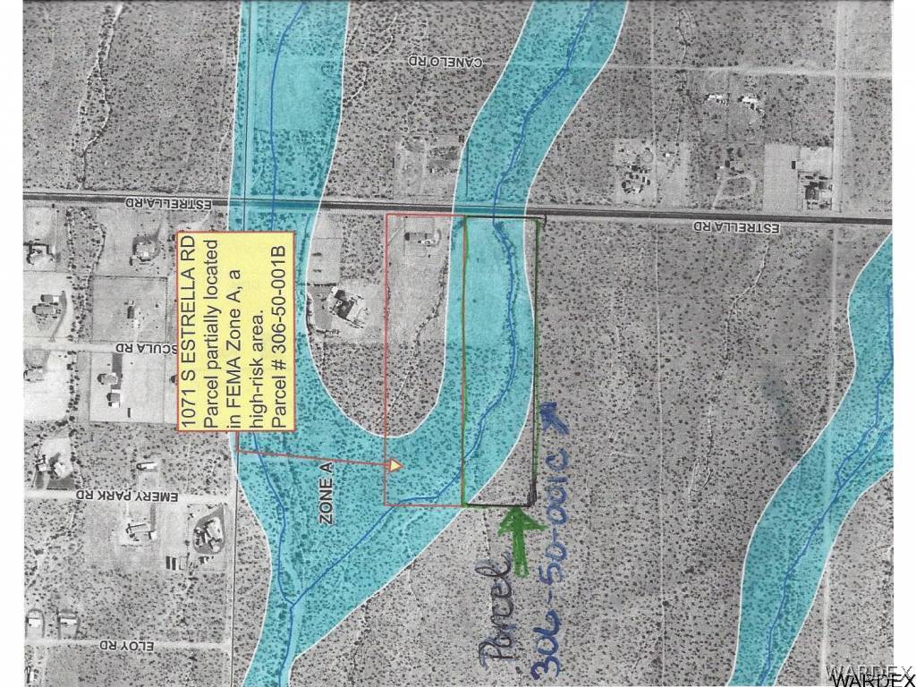 On South Estrella Road Golden Valley, AZ 86413 - Photo 16 of 16 Flood map