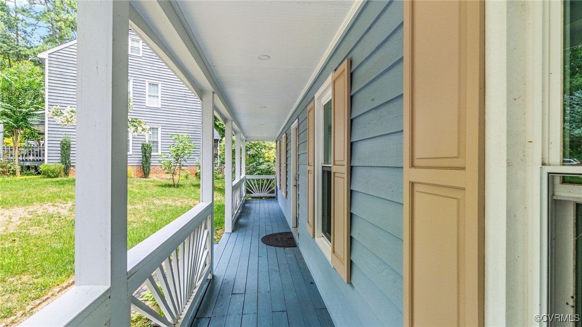 3202 Fortunes Ridge Road Midlothian, VA 23112 - Photo 4 of 29 a view of balcony with wooden floor