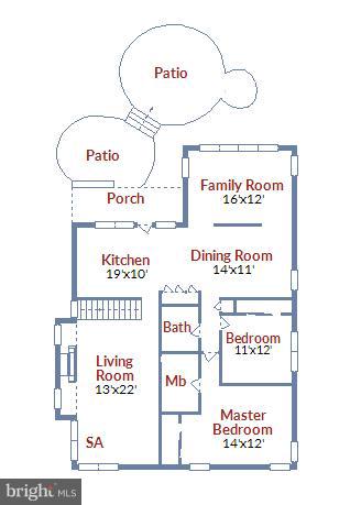 3909 Rickover Road Silver Spring, MD 20902 - Photo 30 of 30 Floorplan Main/Upper level