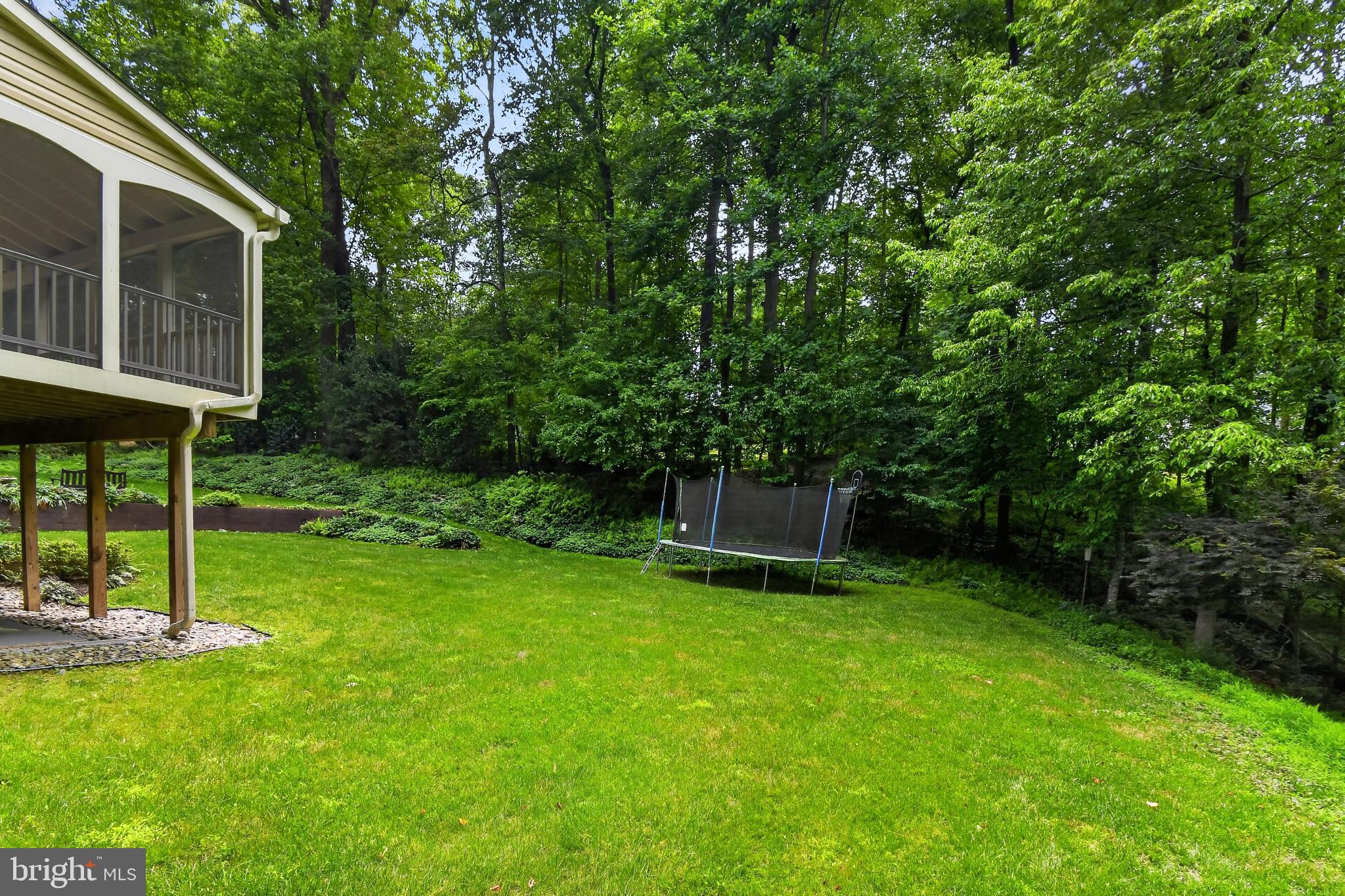 11728 Stuart Mill Road Oakton, VA 22124 - Photo 56 of 68 Serene backyard oasis with lush greenery.
