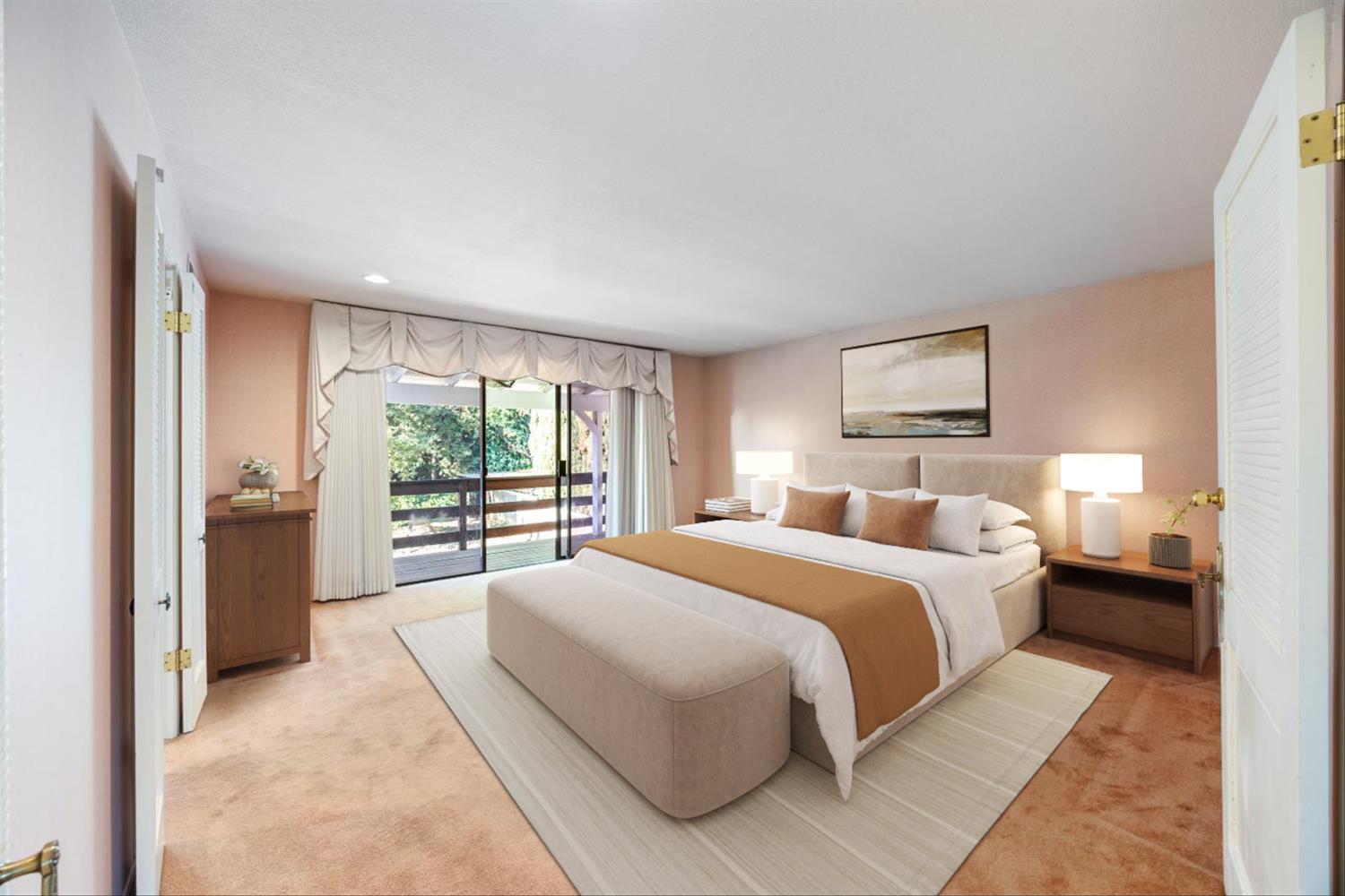 1786 Le Bec Court Lodi, CA 95240 - Photo 25 of 65 a spacious bedroom with a large bed and a large window