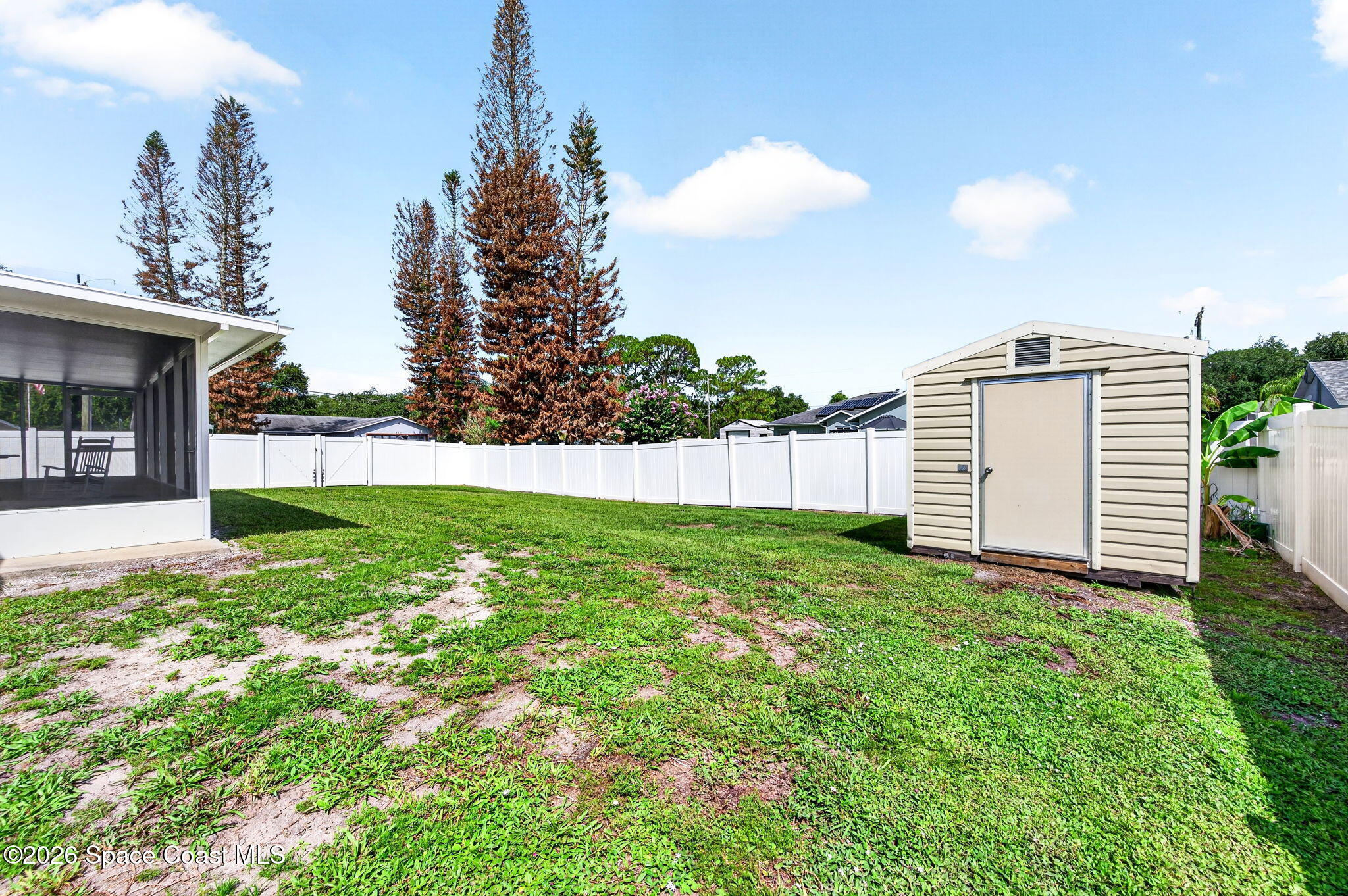 6392 Hudson Road Cocoa, FL 32927 - Photo 32 of 36 Metal storage shed