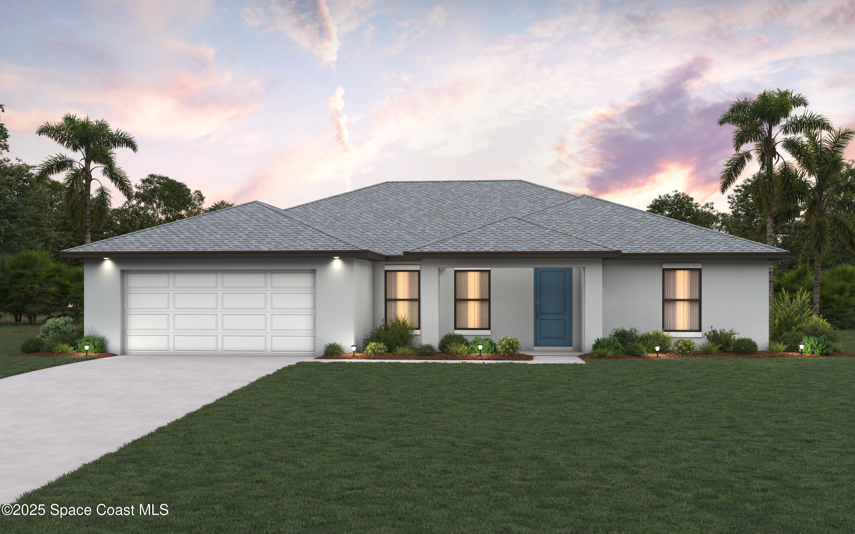 449 Larino Road Southwest Palm Bay, FL 32908 - Photo 1 of 19 St. Augustine Elevation Rendering