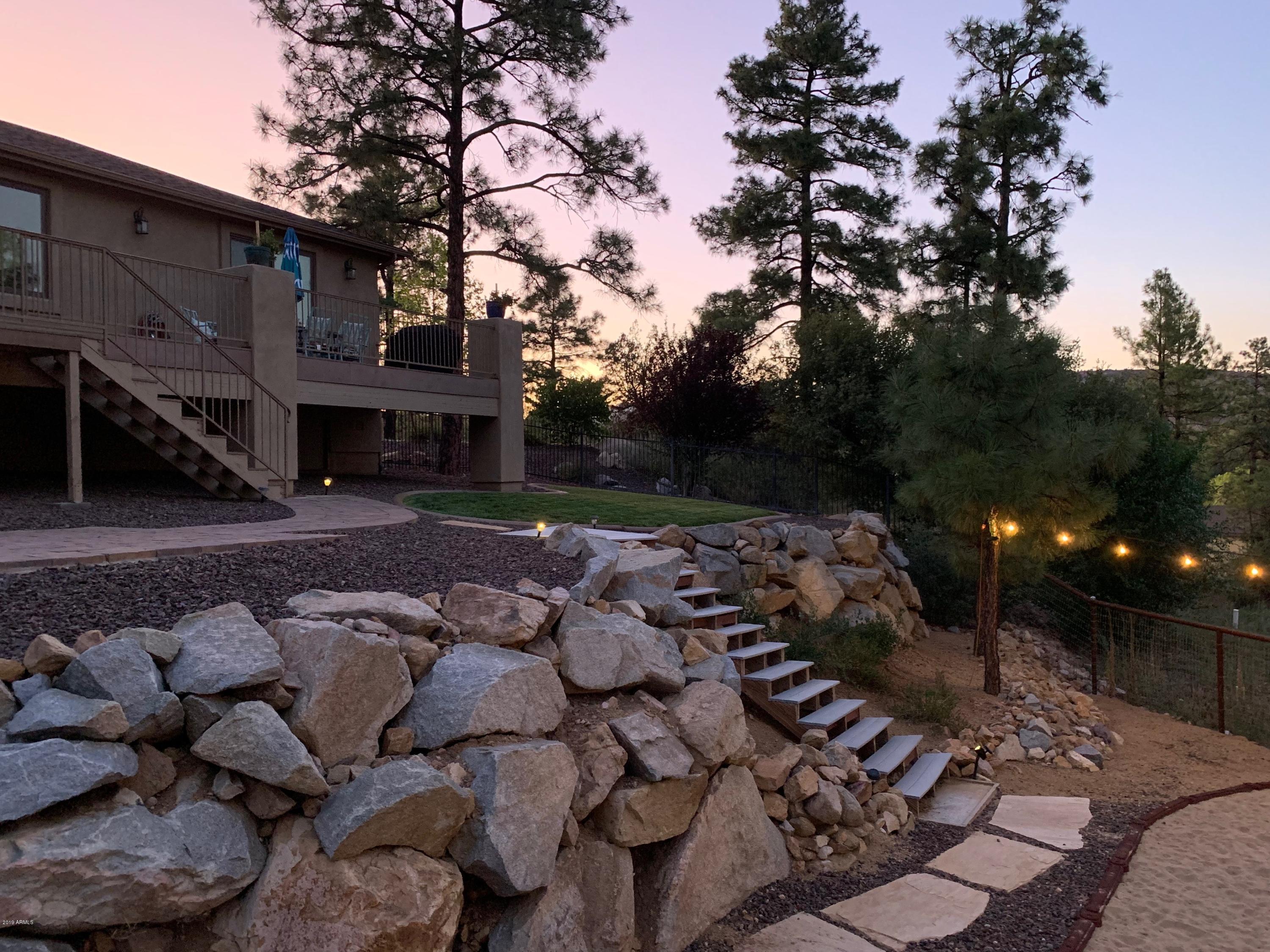 2020 Shadow Valley Ranch Road Prescott, AZ 86305 - Photo 40 of 43 Stairway Nite Pic